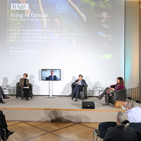 Podiumsdiskussion in der Bayerischen Akademie der Wissenschaften