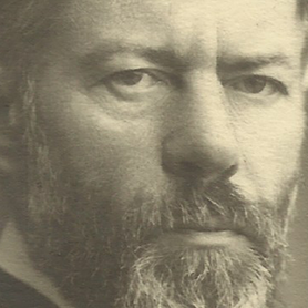 Historisches Porträt von Max Weber