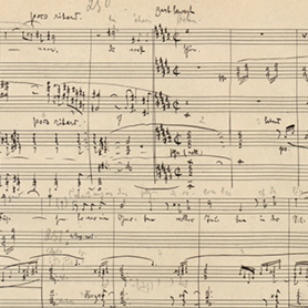 Handschriftliches Particell der Salome