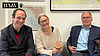Enrique Jiménez, Karen Radner und Walther Sallaberger im Büro von Karen Radner