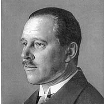 Schwarzweiß-Portrait von Präsident Karl Alexander von Müller (1882-1964)