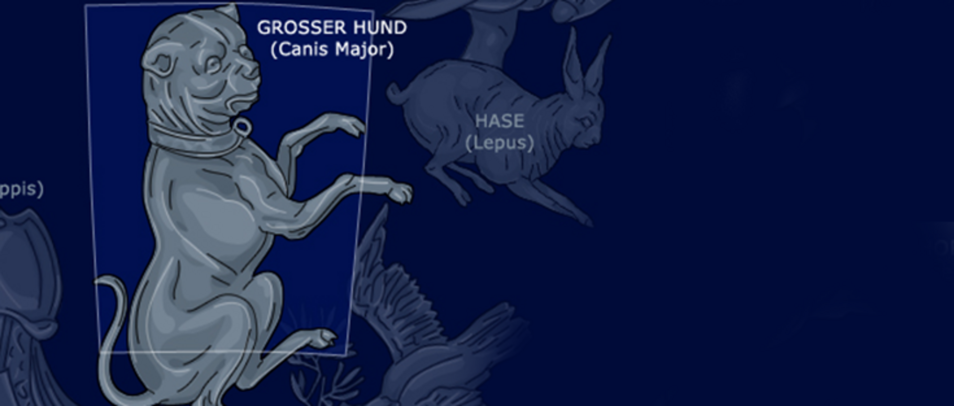 Sternbild "Großer Hund"