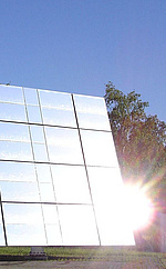 Reflektierende Solarplatten