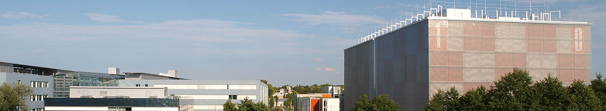 Außenaufnahme des Leibniz-Rechenzentrums der Bayerischen Akademie der Wissenschaften in Graching