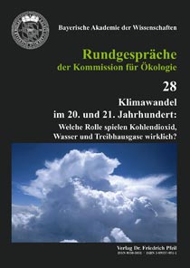 Cover der Rundgespräche der Kommission für Ökologie mit dem Titel "Klimawandel im 20. und 21. Jahrhundert"