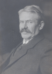 Schwarzweiß-Portrait von Ernst Troeltsch (1865-1923)