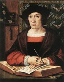 Portrait von Bernaert van Orley (um 1488-1541) auf Öl
