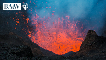 Vulkanausbruch Symbolbild