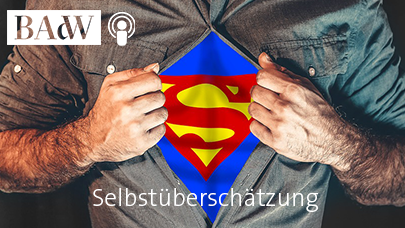 Superheldenmotiv zu Selbstüberschätzung