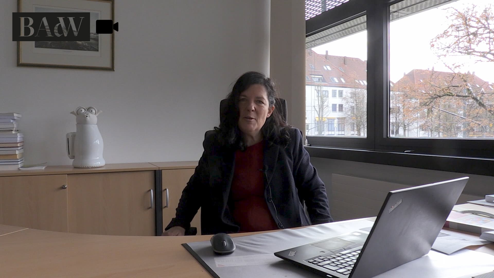 Elisabeth André in ihrem Büro